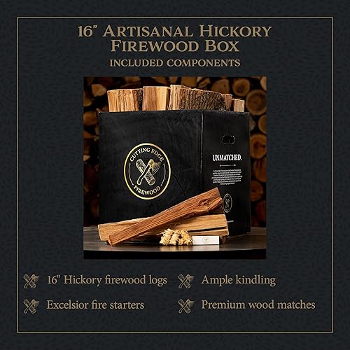 Miniatura 25 de Leña de roble prémium para chimeneas, estufas de leña, hogueras, hornos grandes de pizza de leña – Certificado por USDA, ultra secado al horno