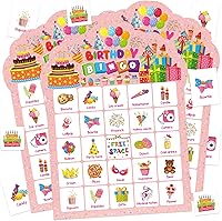 Vista 15 de Juego de bingo de Navidad para niños, niñas y adultos, 24 jugadores, tarjetas de bingo de Navidad, suministros de fiesta de Navidad, divertido juego