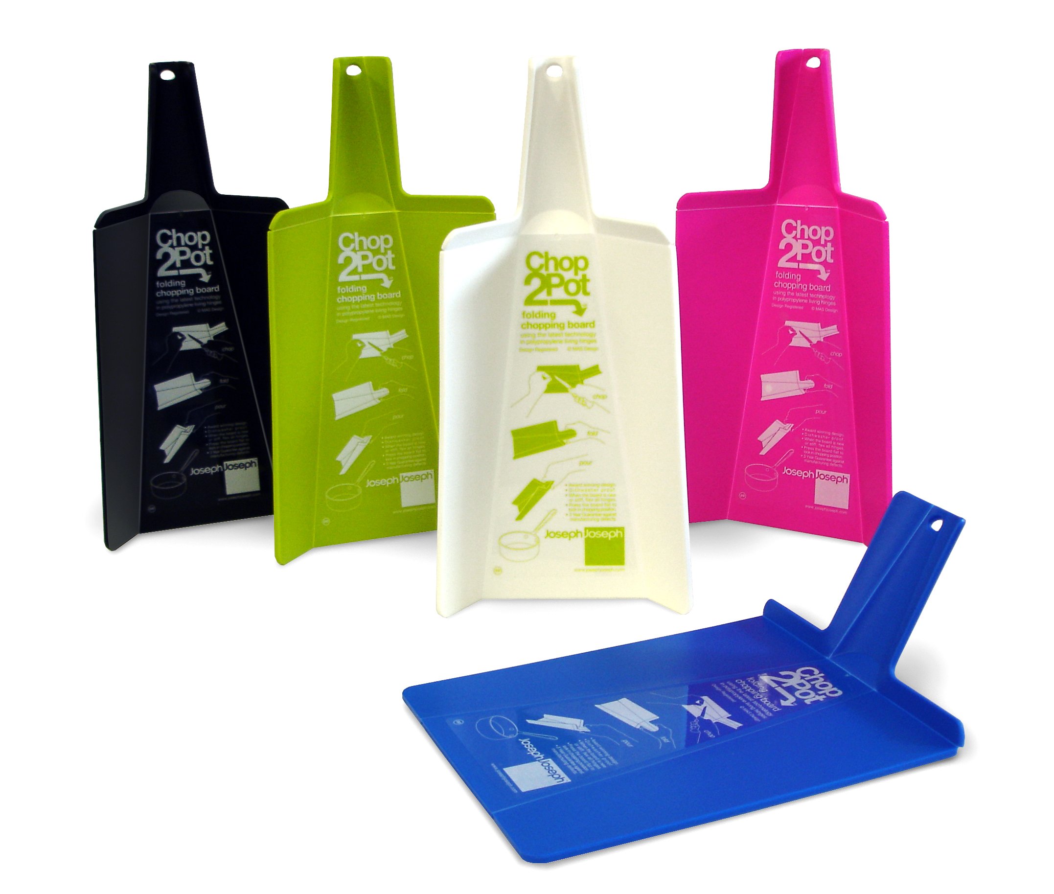 Amazon | Joseph Joseph Large Chop 2 Pot Cutting Board, Red