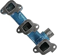 Vista 5 de Caltric Colector de escape compatible con Ford 3900 3910 3930 4110 4130 4140 4190 420 4340 4400 4410