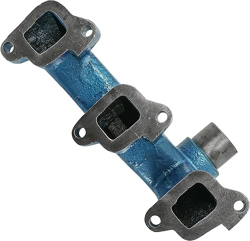 Miniatura 5 de Caltric Colector de escape compatible con Ford 3900 3910 3930 4110 4130 4140 4190 420 4340 4400 4410