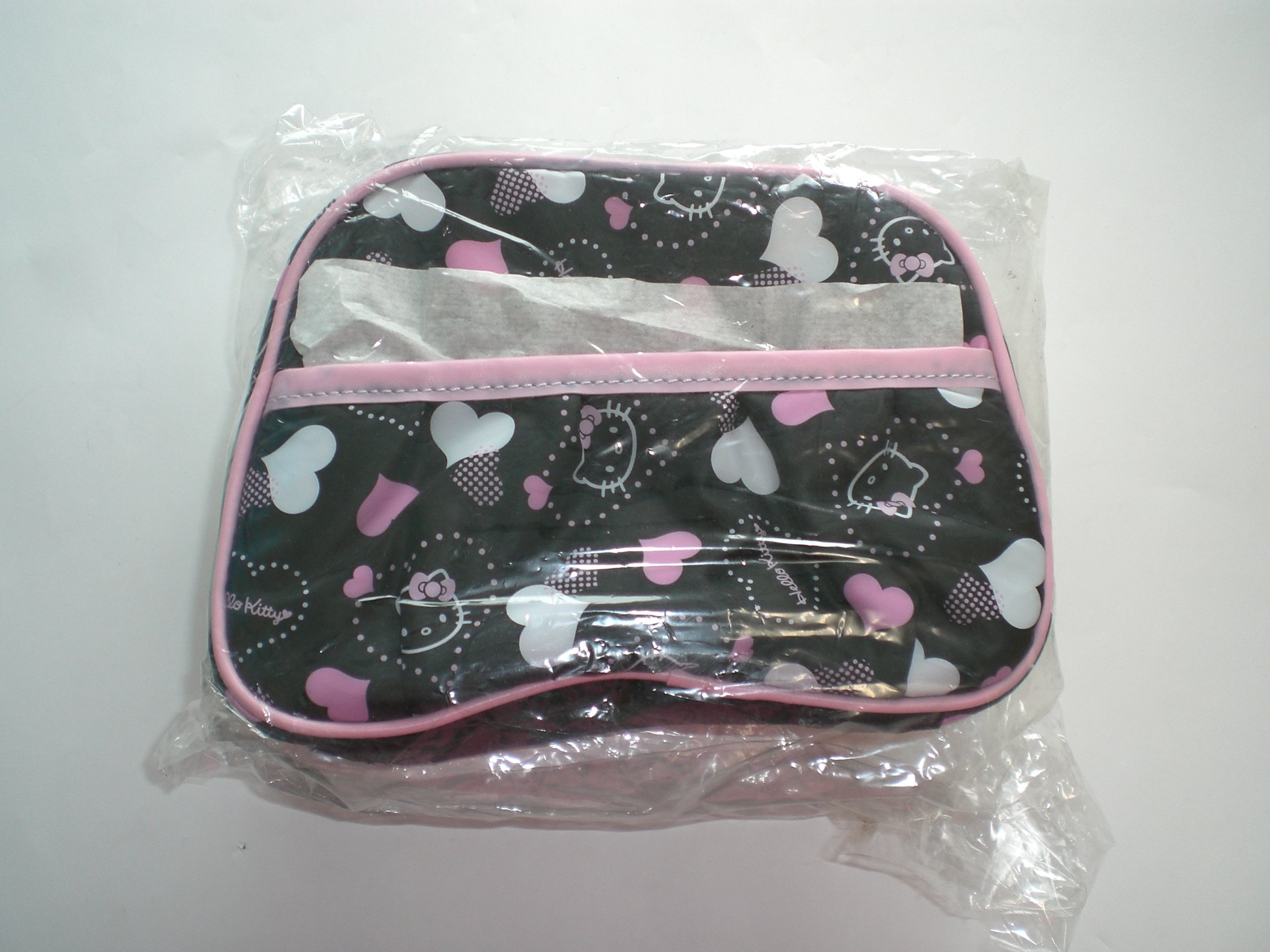 Amazon.co.jp: ハローキティ ポーチinポーチ くじ 黒 ブラック ハート