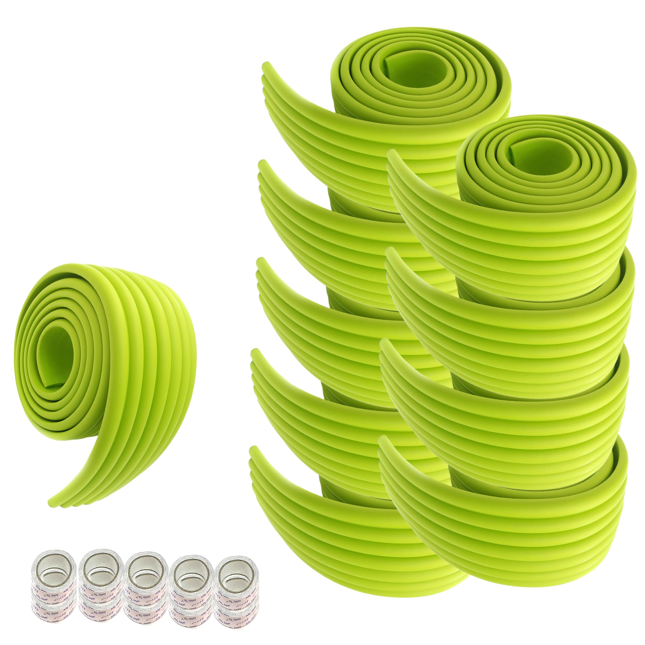 Universel Rouleau de Mousse, 2000cm x 80mm, Epaissir Mousse Antichoc Sécurité pour Bébé Kits, Enfants sécurité Anti-Crash, Tout Usage sécurité de bébé Protecteur. 10x2m, Vert, KXD7002 Green