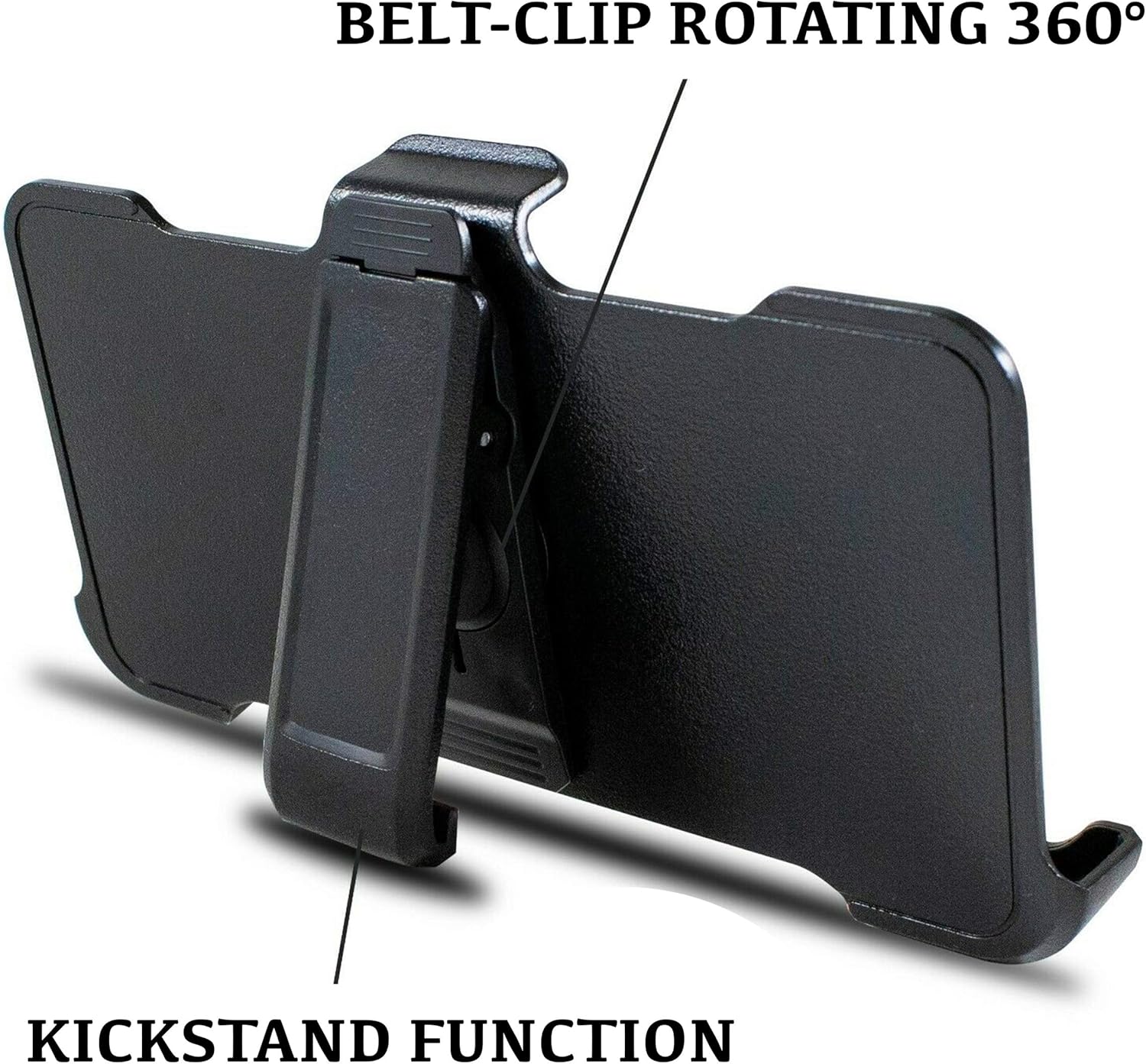 [2 Pack] iPhone 13 Mini (5.4") Replacement Belt-Clip Holster Compatible with Otterbox Defender Series Case - Image 3