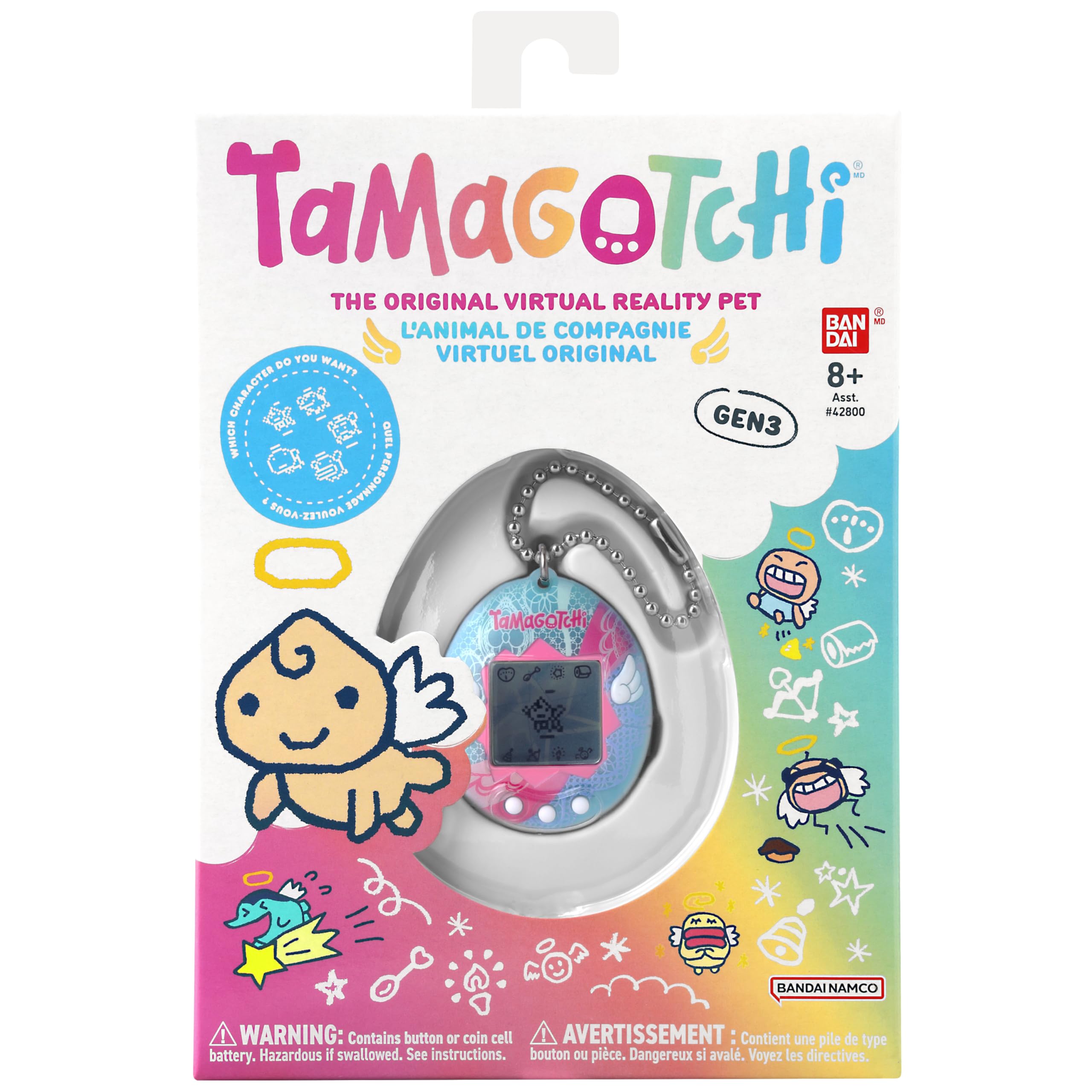 Amazon.com: Tamagotchi Original - Angel Lace : Toys & Games