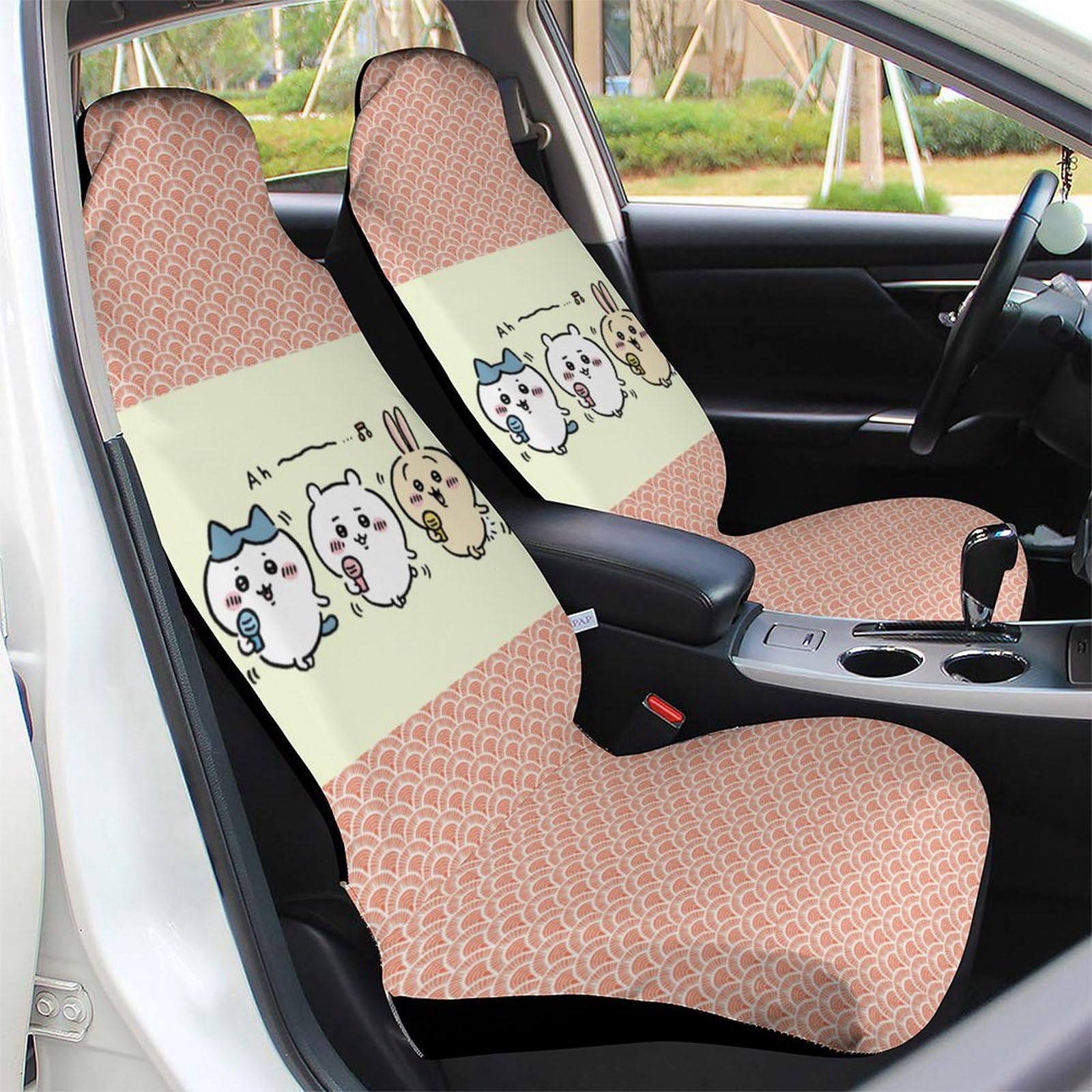 Amazon | ちいかわ カーシートカバー 車用 フロントシートカバー 車用