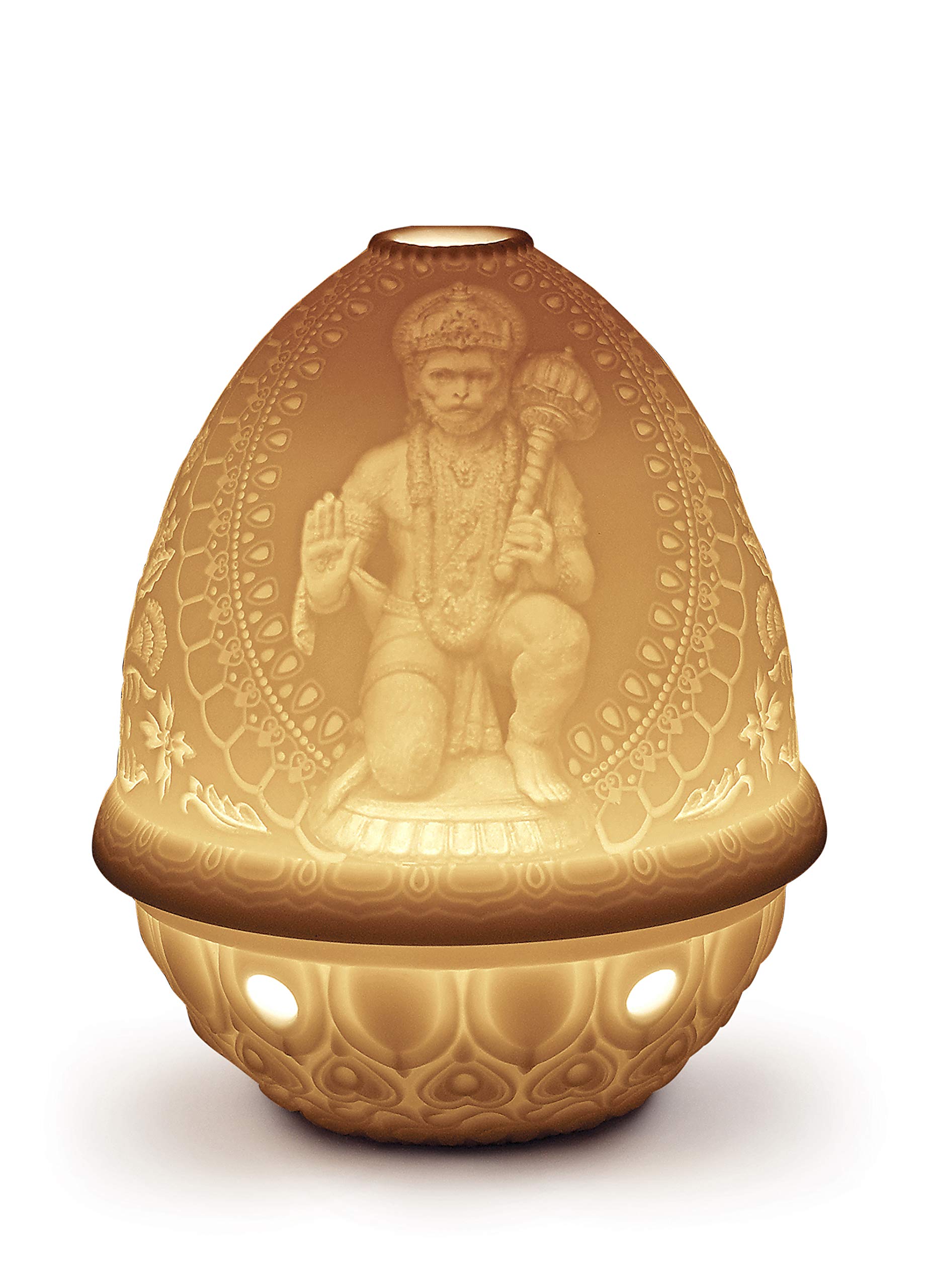 LLADRÓHanuman Lithophane. Porcelain Litophane.