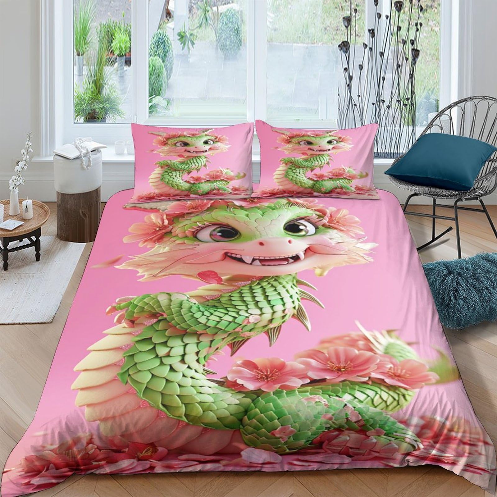 Ensemble literie fantastique 3 pièces avec housse de couette microfobre 220x240cm