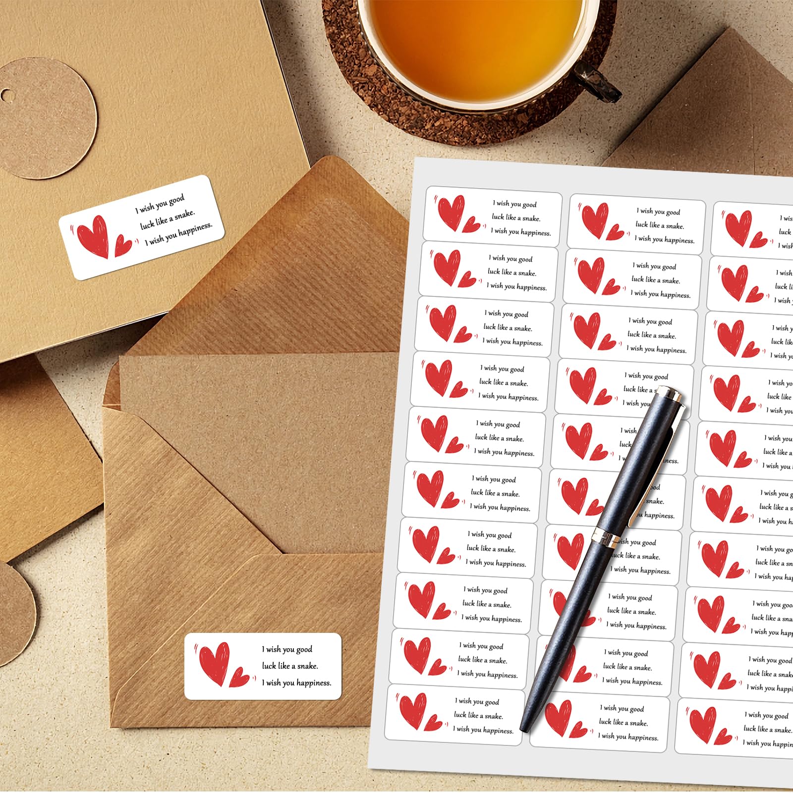 Etichette per indirizzi BESTIKER da 2,5 x 6,5 cm, 30 per pagina, stampabili per codici a barre Logistica di Amazon, etichette per stampanti laser e a getto d'inchiostro, 30 fogli bianchi