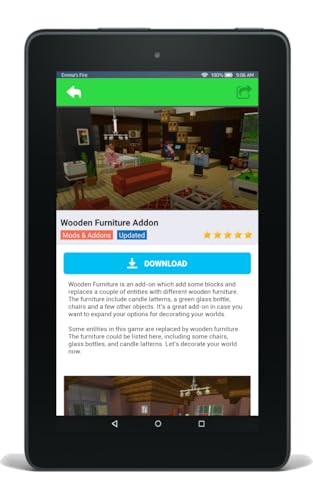 Furniture Mod for Minecraft PE - The best furniture mod for Minecraft with decorations for your kitc