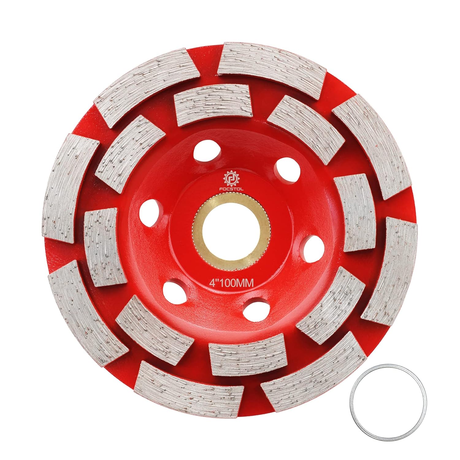 FOCSTOL Diamond Grinding Cup Wheel 4"(100mm) Double Row