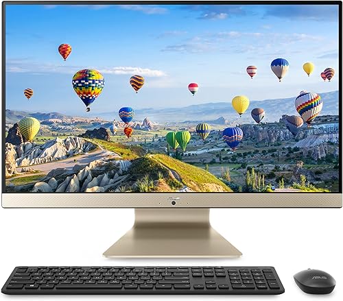 ASUS AiO - Computadora de escritorio todo en uno de 27 pulgadas, AMD Ryan 7 5700U, pantalla táctil retroiluminada por LED de 27 pulgadas con bisel disponible en Yaxa Colombia