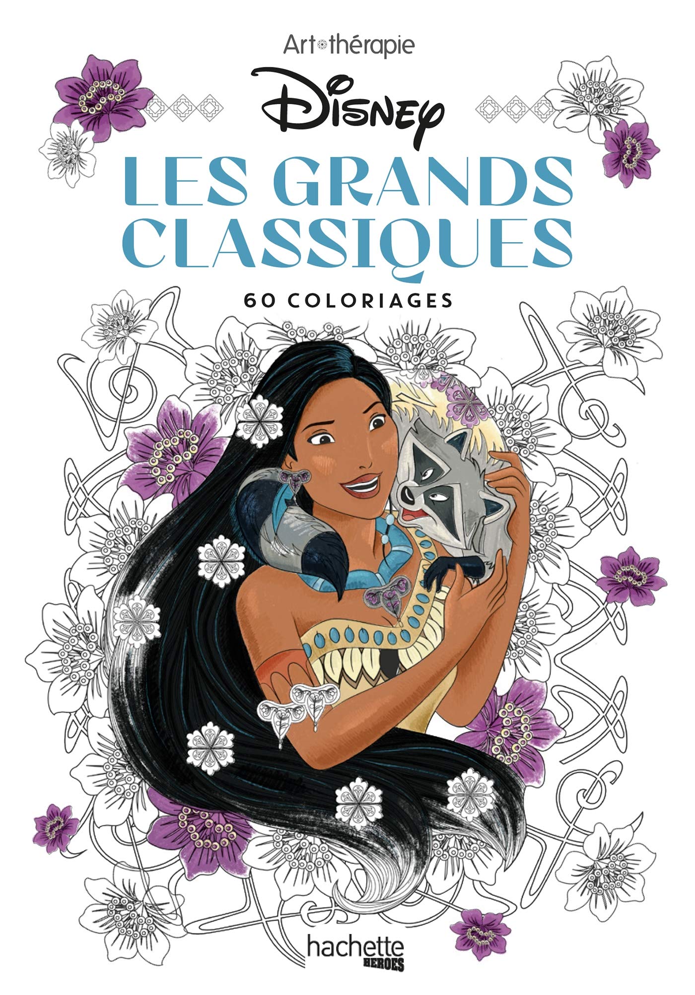 Les Petits blocs d'Art-thérapie Les Grands Classiques Disney: 60 coloriages