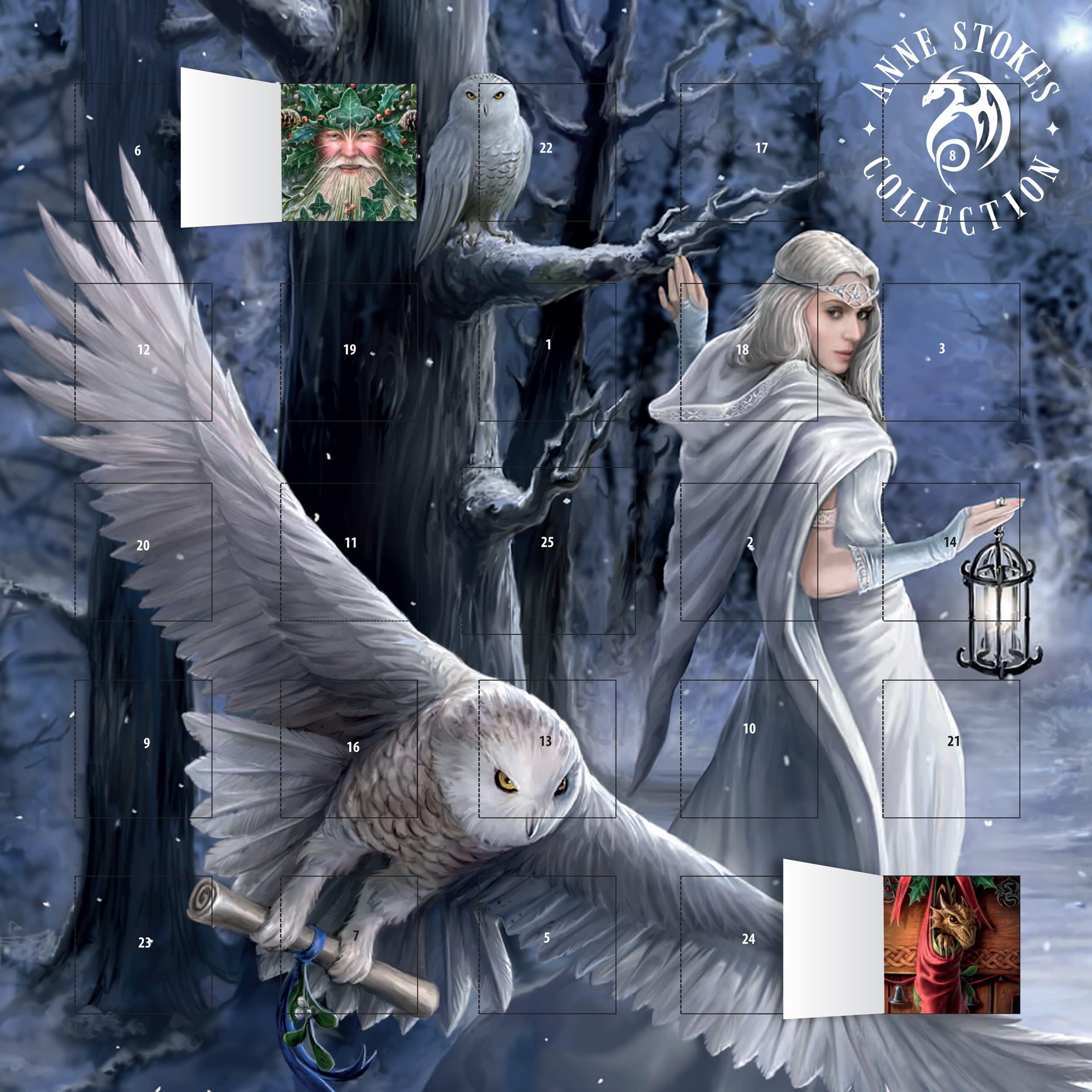 Anne Stokes - Midnight Messenger advent calendar (with stickers) (Anne Stokes Collection) Calendar – Advent Calendar, 2 Aug. 2017