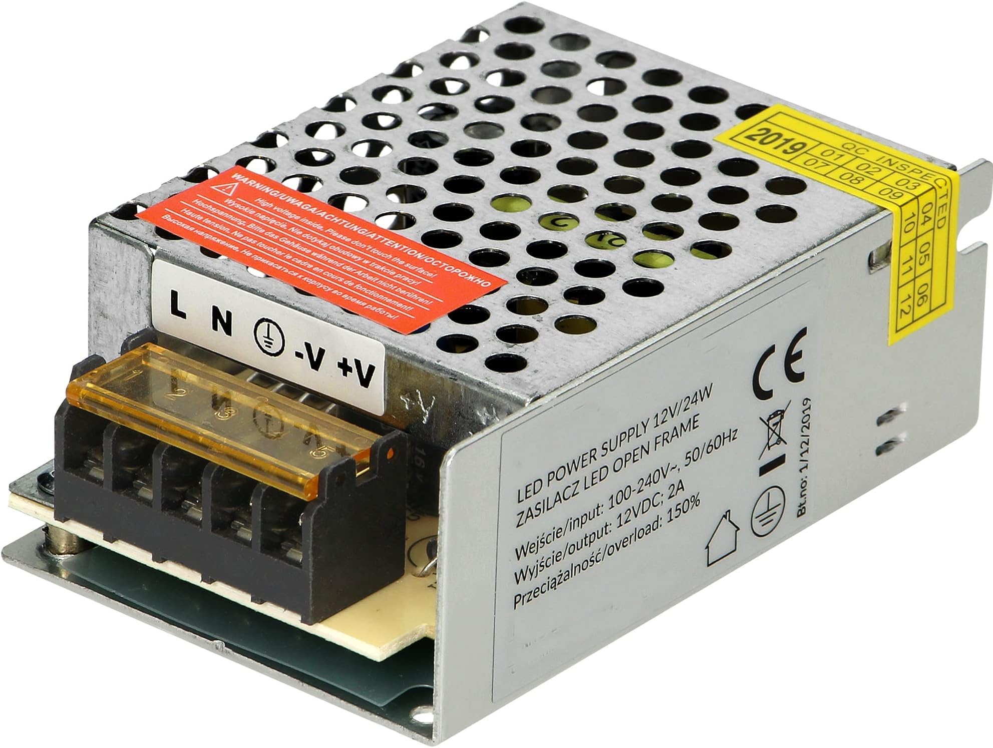 Alimentatore Trasformatore Slim 60W 24V 2.5A IP20 Per Strisce Led - Foto 13