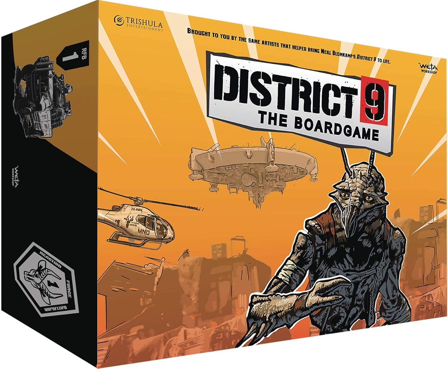 Weta Workshop District 9 Board Game, Multicolor
