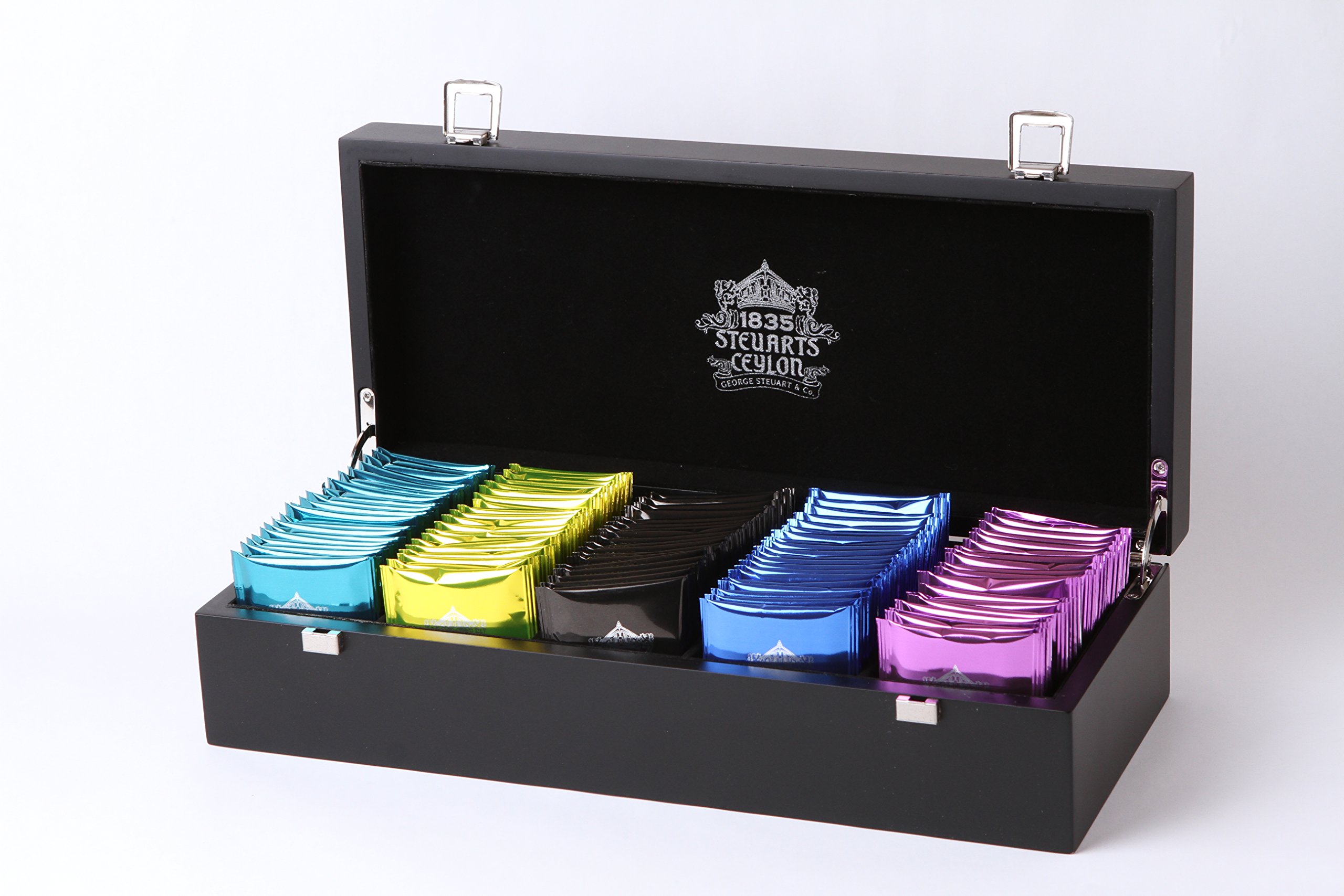 Amazon.co.jp: ジョージスチュアート 木箱入ギフト TB5種類×20袋入