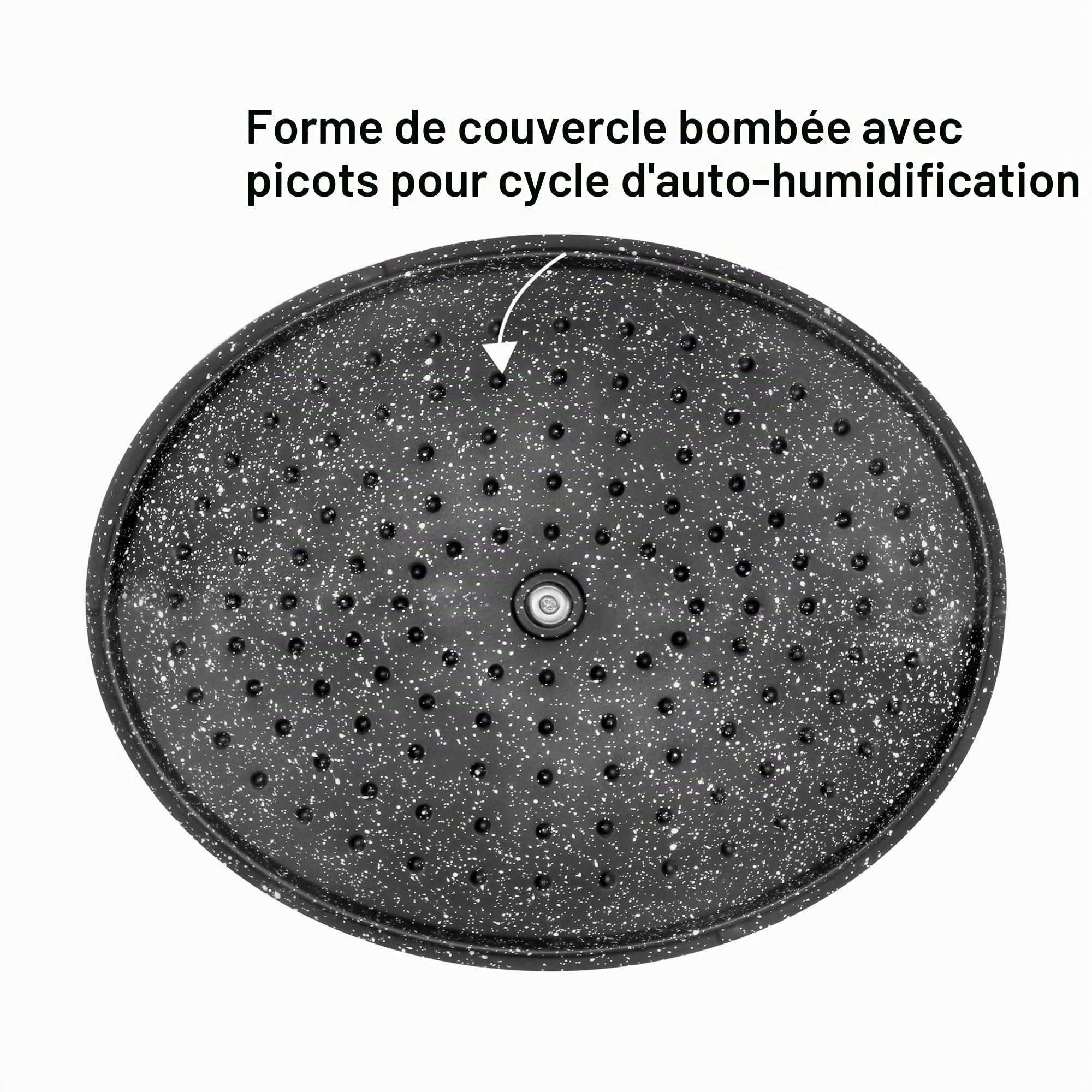 STONELINE Cocotte Induction avec Couvercle 32 cm, 6,6 L, Casserole Antiadhésive Revêtement avec de vraies Particules de Pierre, Braisière Marmite pour Tous Feux et Four, Couleur : Rouge