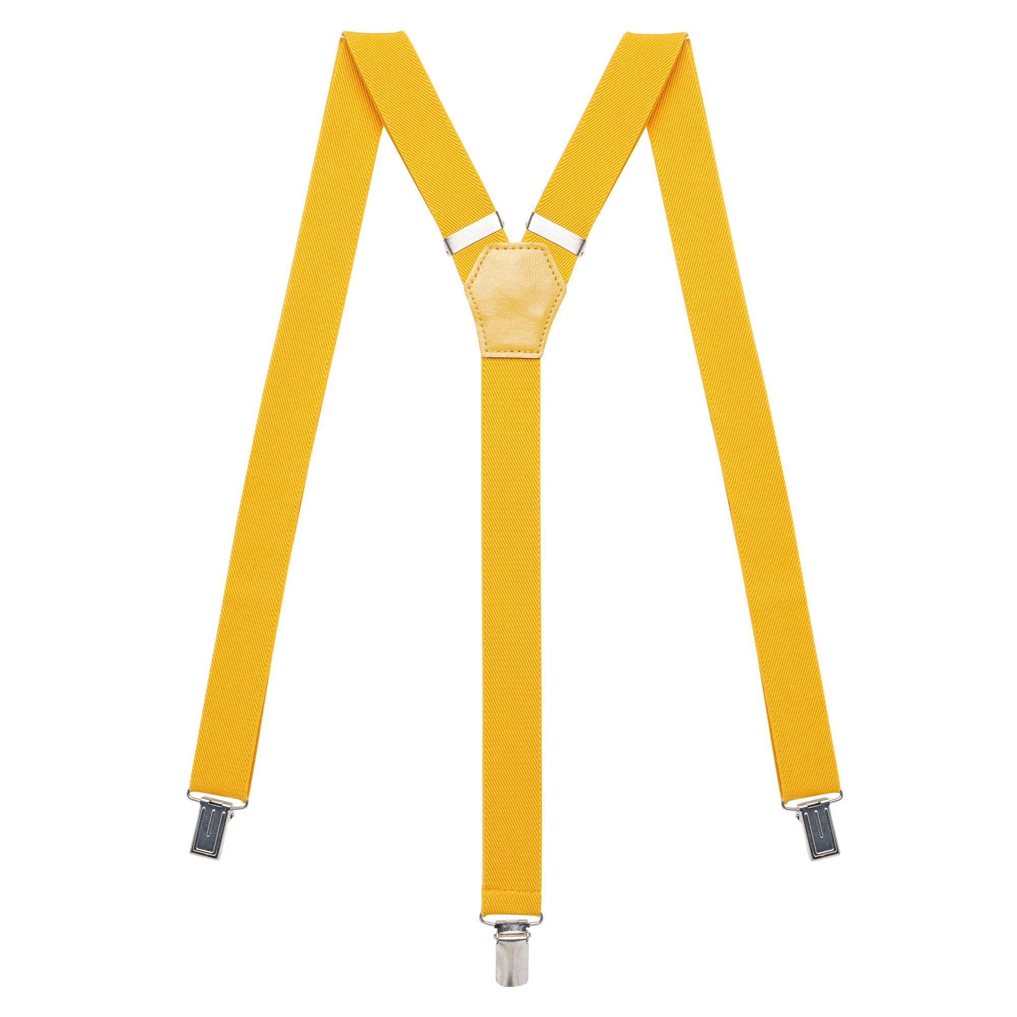 Womens Suspenders – Y Back Style – 1" Width - Comfortably Adjustable Elastic Straps and Metal Clips