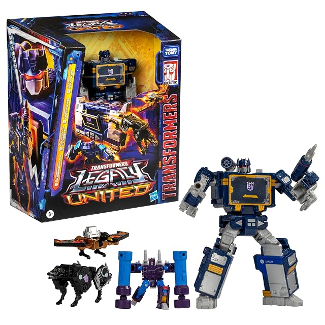 Foto 3 de 5 de Transformers Legacy United, Voyager Class, G1 Universe Soundwave, Figura Convertible de 17,5 cm