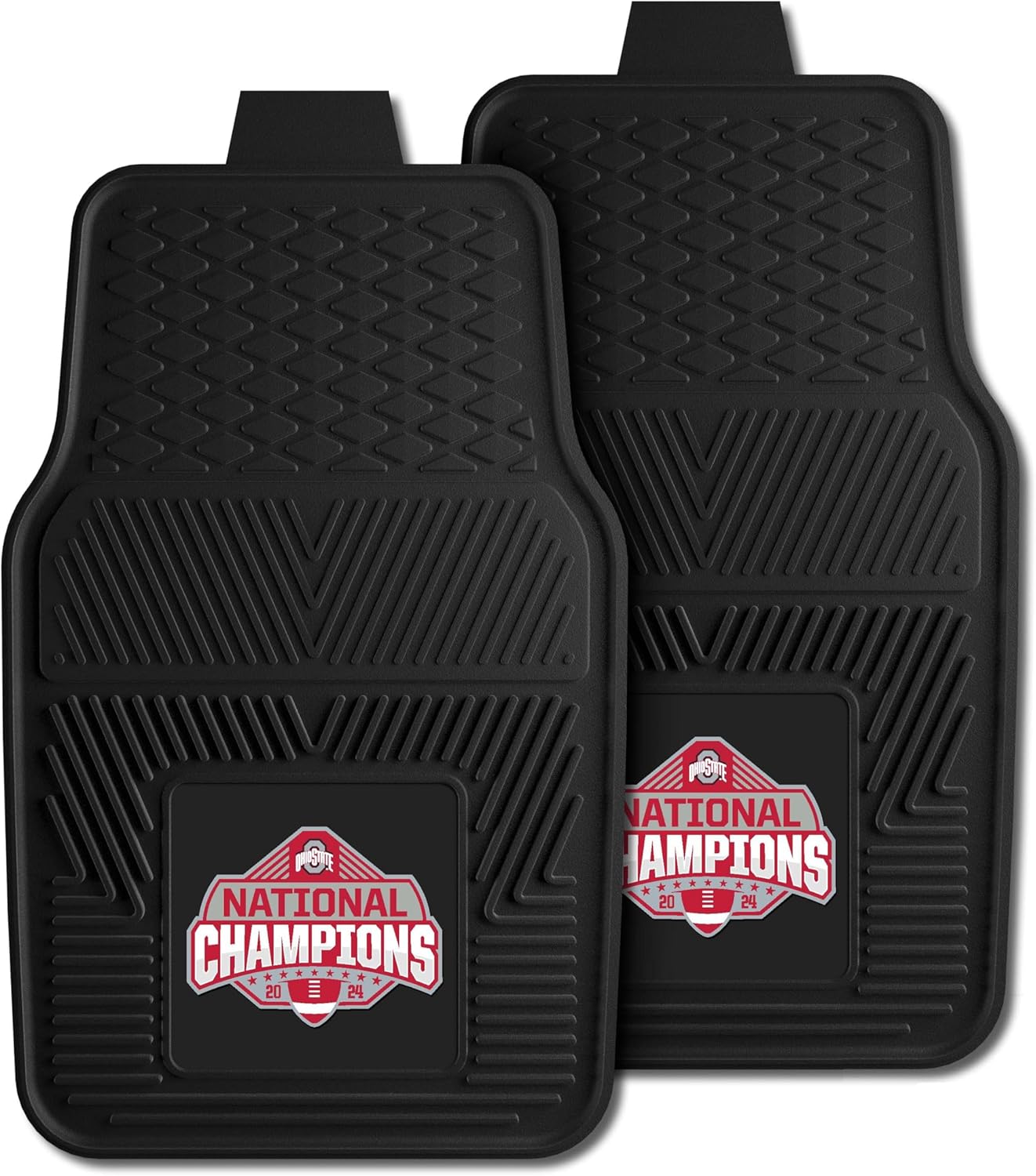 FANMATS 2024-25 College Football Champions Ohio State Heavy Duty Car Mats