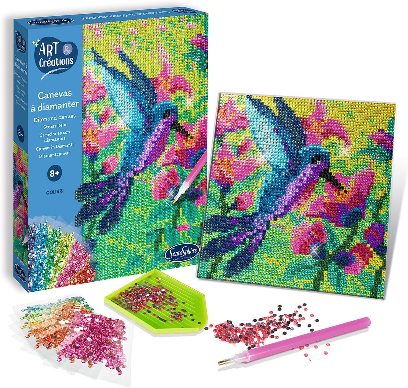 Sentosphère Diamond Canvas - Colibri - Art et Creations