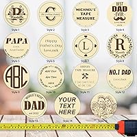 Vista 2 de Cinta métrica personalizada grabada para papá, 10 pies, nombre personalizado, foto, regalos para el día del padre, abuelo, hombres, herramienta