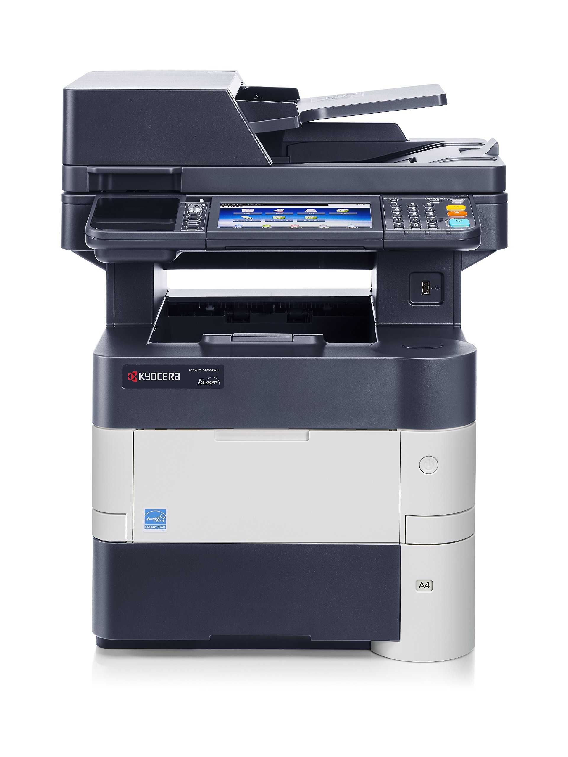Kyocera Ecosys M3550idn Laser Multifunktionsgerät (Scanner, Kopierer, Drucker, USB 2.0) grau