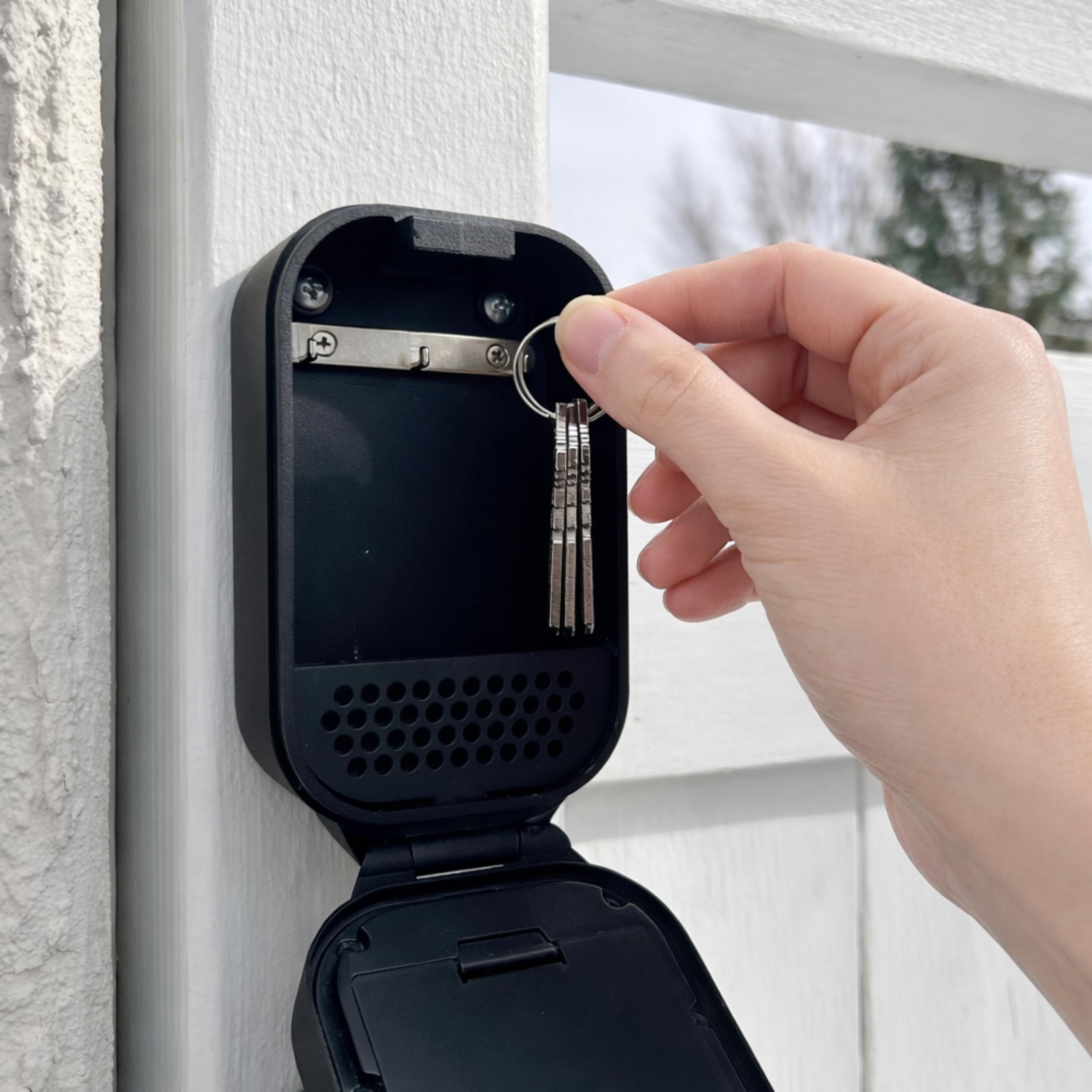 igloohome Caja de seguridad inteligente impermeable con códigos PIN sin conexión y control de aplicación Bluetooth (iOS y Android). Para Airbnb, agentes inmobiliarios y contratistas.