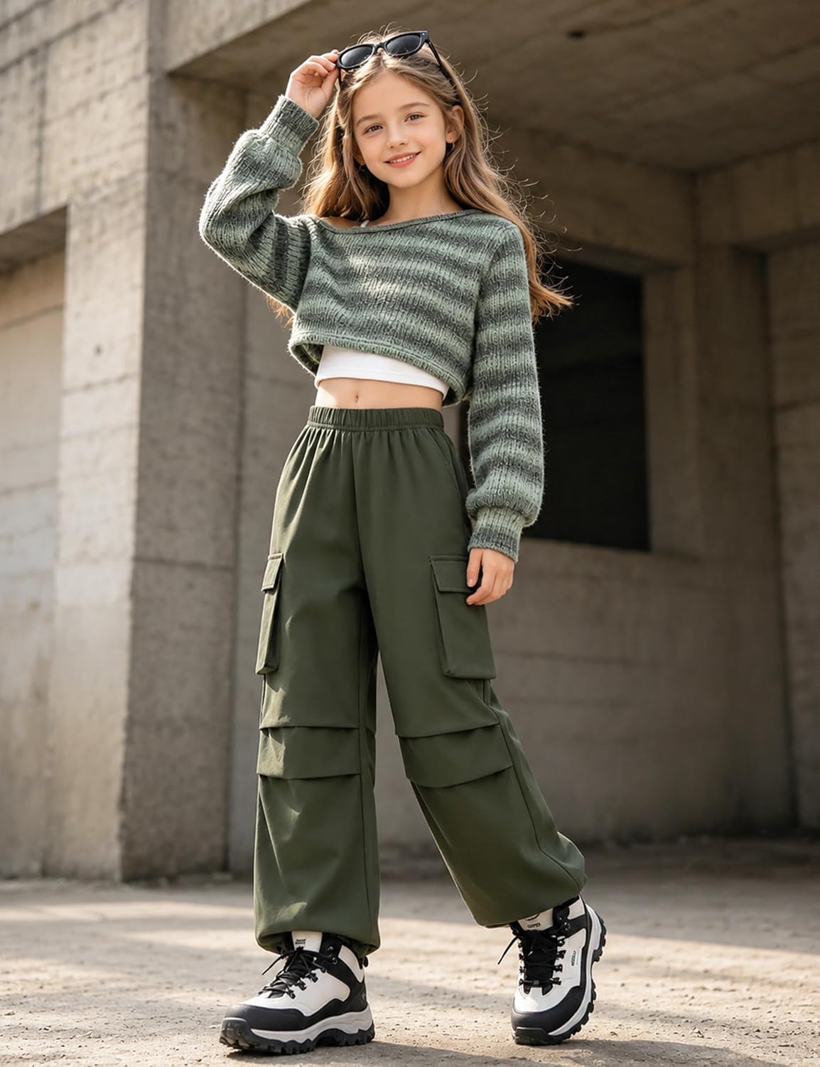 Gaupafmb Teen Girls Clothes Knit Off