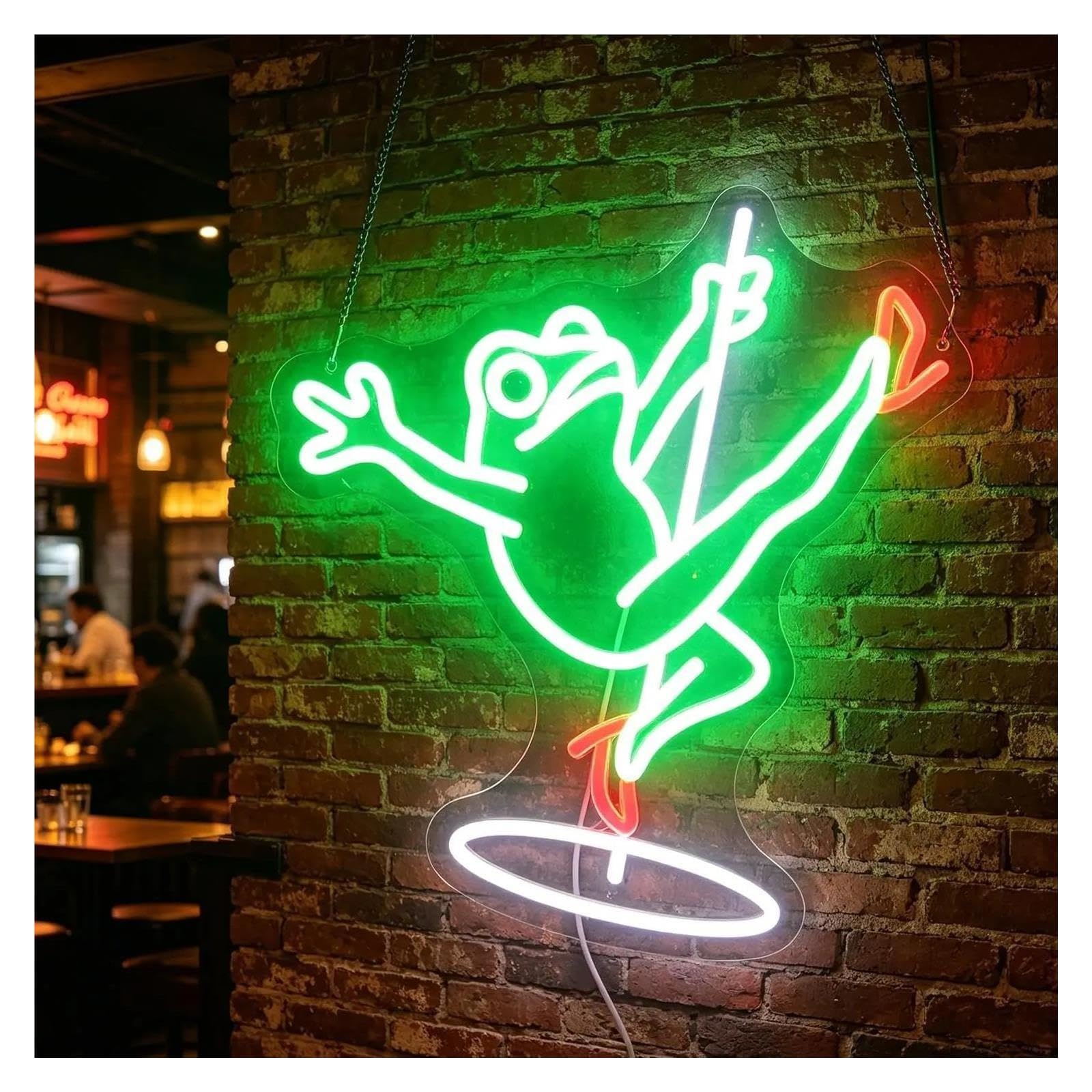 Insegna al Neon Insegna Al Neon Della Rana Di Danza Classica