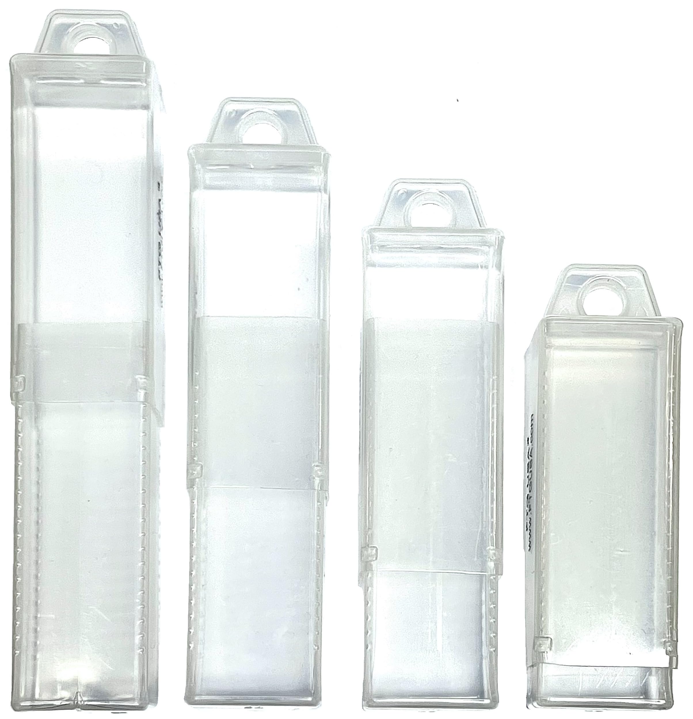 FTG USA Storage Container 4 Piece Large Size Extendable Plastic Box Used as Storage Case for Countersink and Replacement Drill Bits