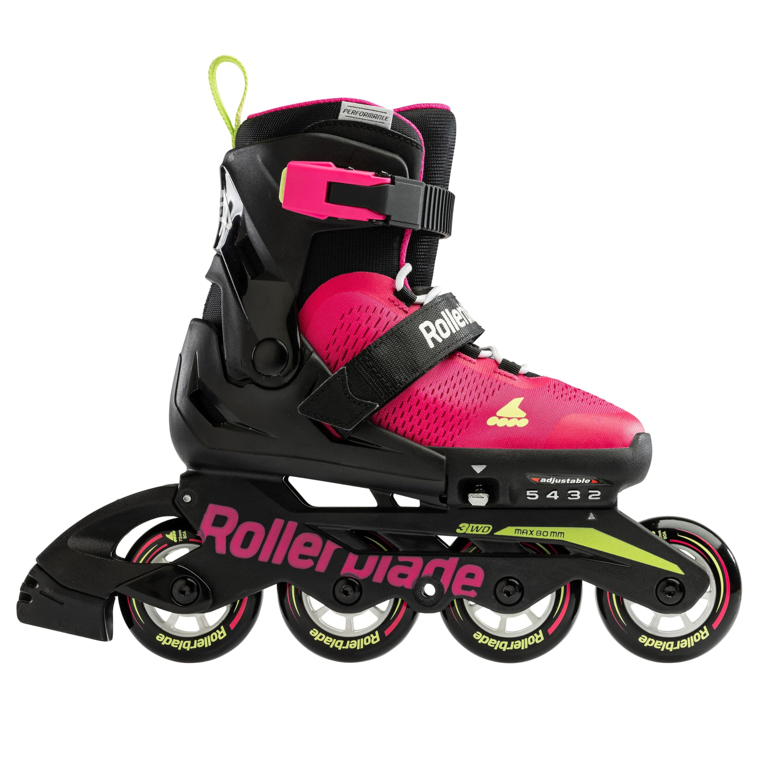 Rollerblade MICROBLADE Inline Skate Pink Light Green