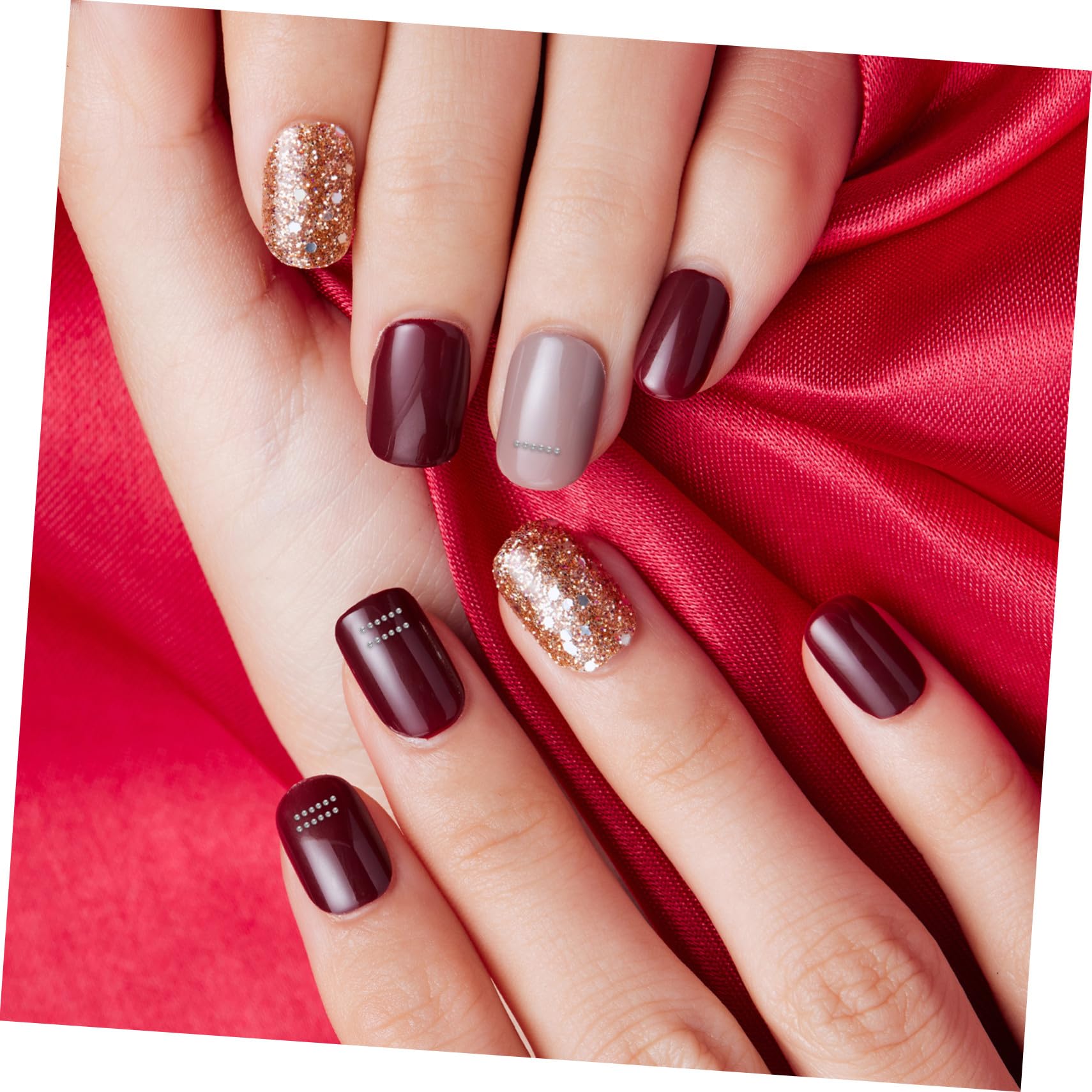 Mini Metalliche per Unghie Accessori Decorativi Resistenti per Nail Art Charms Unici per Manicure DIY Feste e Quotidiano