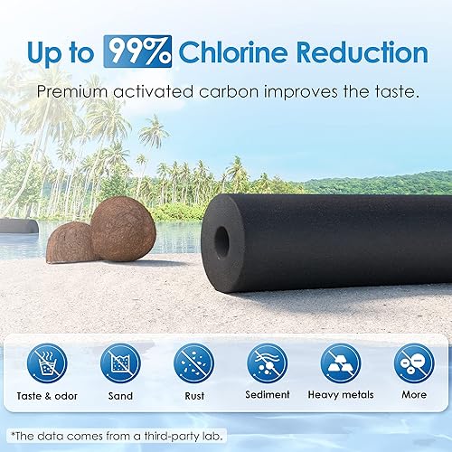 Miniatura 5 de Waterdrop Sistema de filtro de agua alimentado por gravedad con 4 filtros y grifo de metal sistema de filtro de acero inoxidable de 225 galones