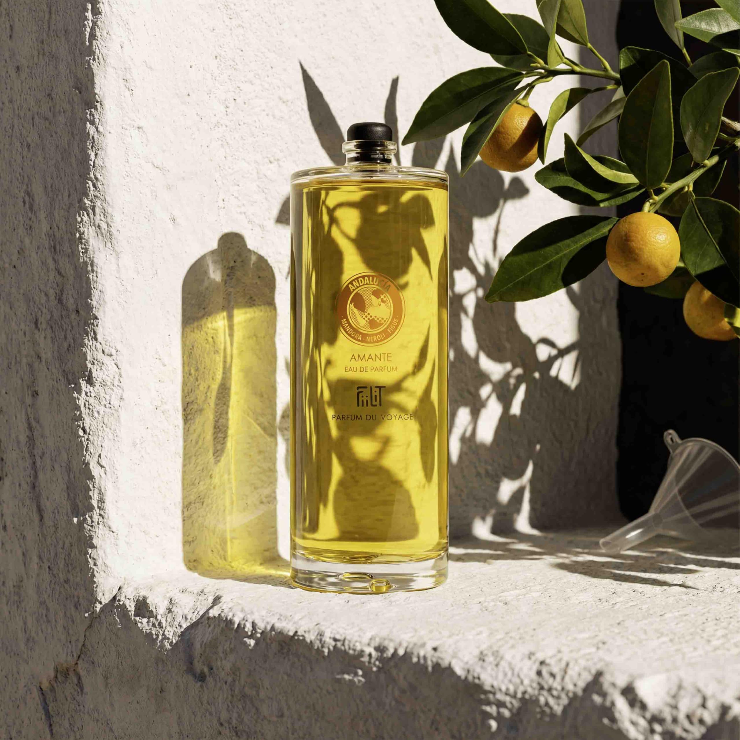 AndALUCIA naturalna woda perfumowana 100 mL RELOGE - FiiLiT perfumy podróżne - Mieszane - Dla kobiet i mężczyzn - Fajna Mandora Neroli Rysunek