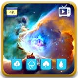 ニューラル・ネビュラ・ドリームズ - 幻想的なAI生成の宇宙雲と幽玄なアンビエント光、スリープタイマー付きFire TVスクリーンセーバー