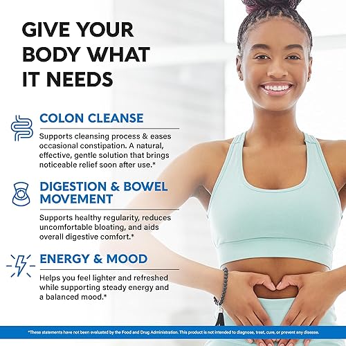 Miniatura 3 de Limpieza de colon - Limpieza de 15 días para mujeres y hombres - Senna  Cascara  Garcinia Cambogia  Probióticos y fibra - Digestión y