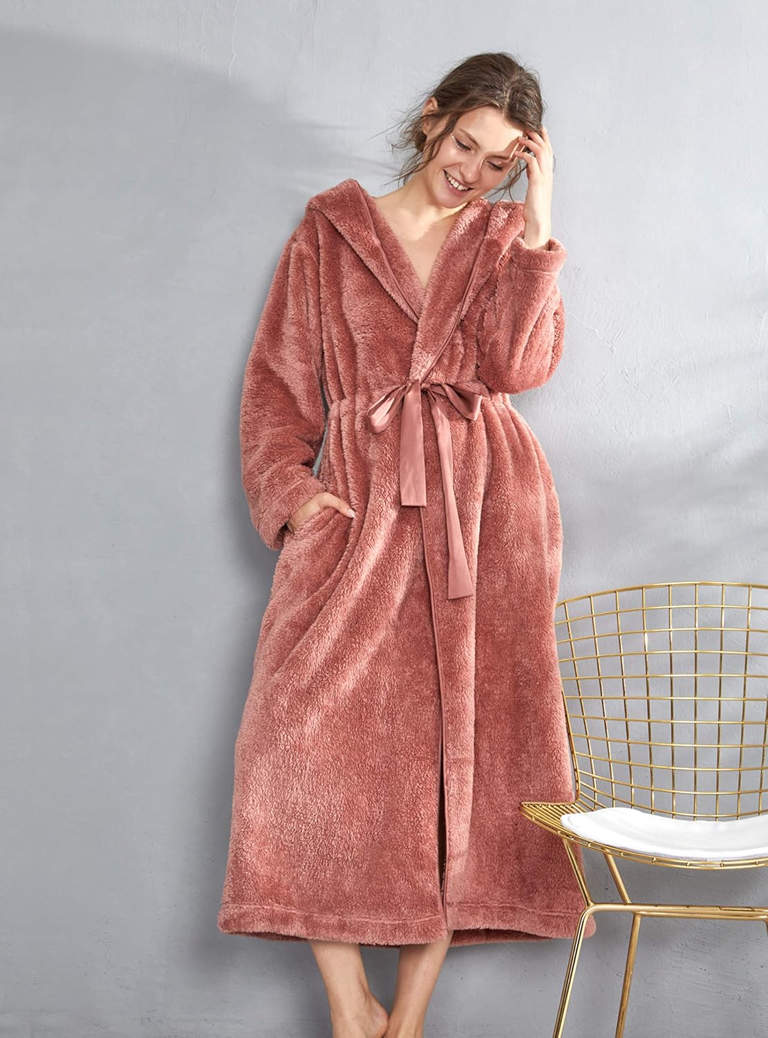 Plush Fleece Bathrobe