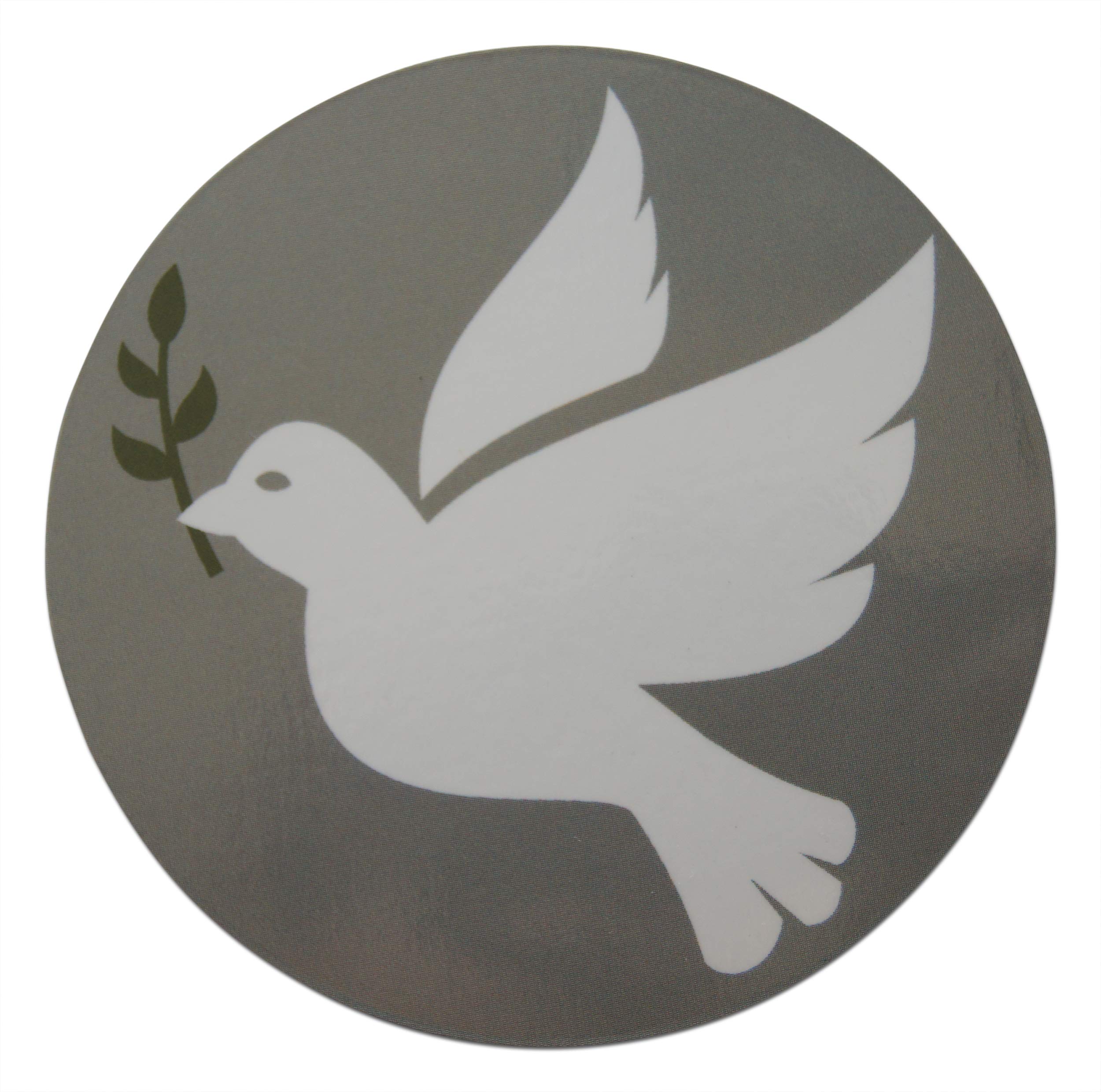 Novel Merk Dove Refrigerator Magnets – Vinyl 3” Round Magnets for Fridge, Lockers, Home Kitchen, Peace, and Farmhouse Decor – Self Adhesive to Metal Surfaces (12 Pack)