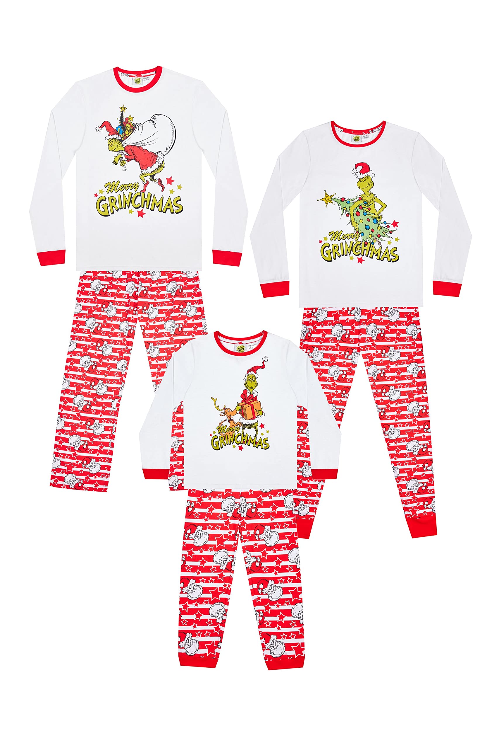The GrinchGrinchmas Matching Family Christmas Long Pyjamas
