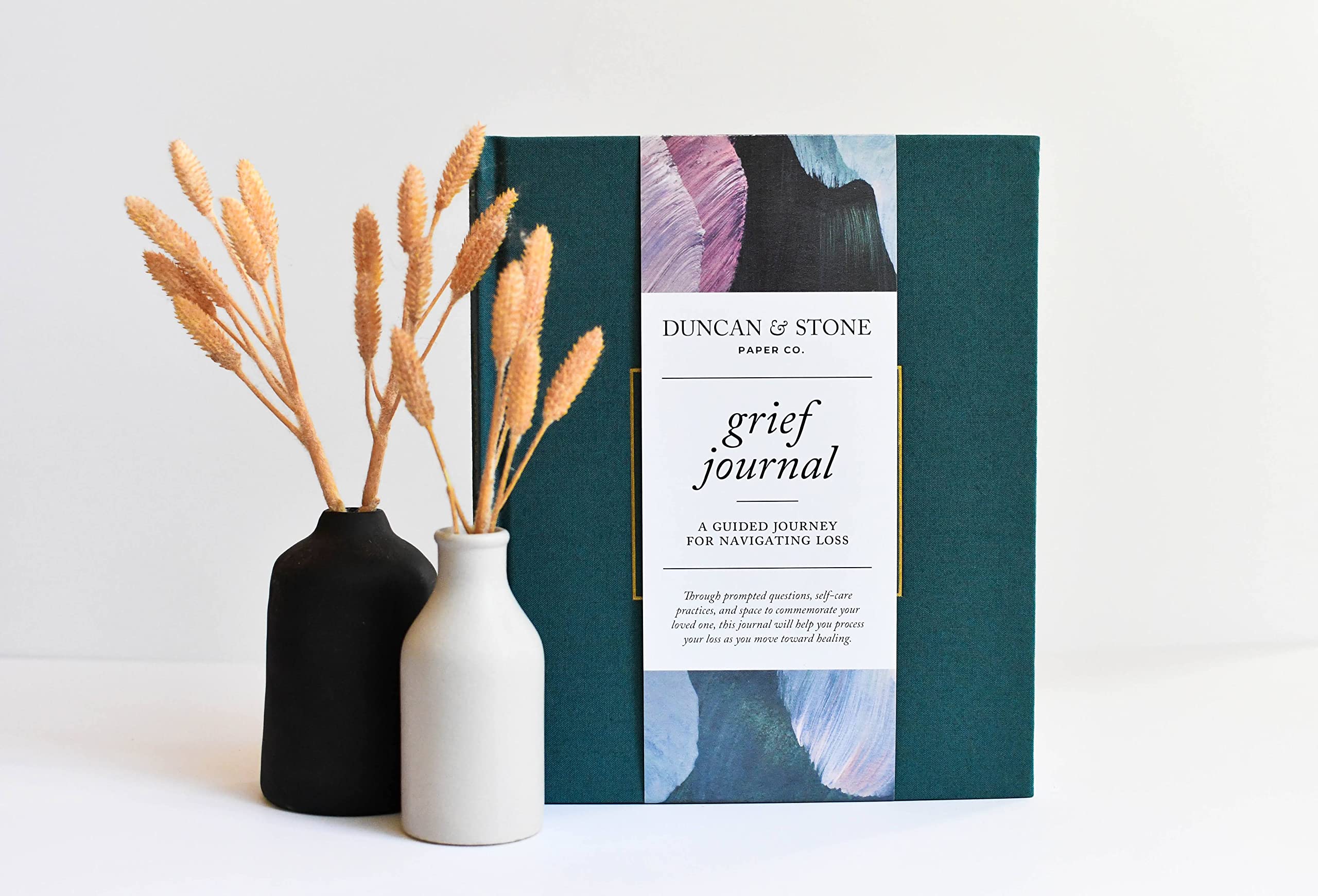 Bereavement Keepsake Book Guided Grief Journal For Loss - Memorial ...