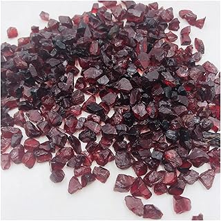 50g Lote Natural Raw Garnet Chip Cascalho Áspero Cristal de Quartzo Pedra Mineral Espécime Reiki Quarto Decoração de Casa Aquário Aquascaping Exorcizar Espírito Maligno Meditação Energia Natural