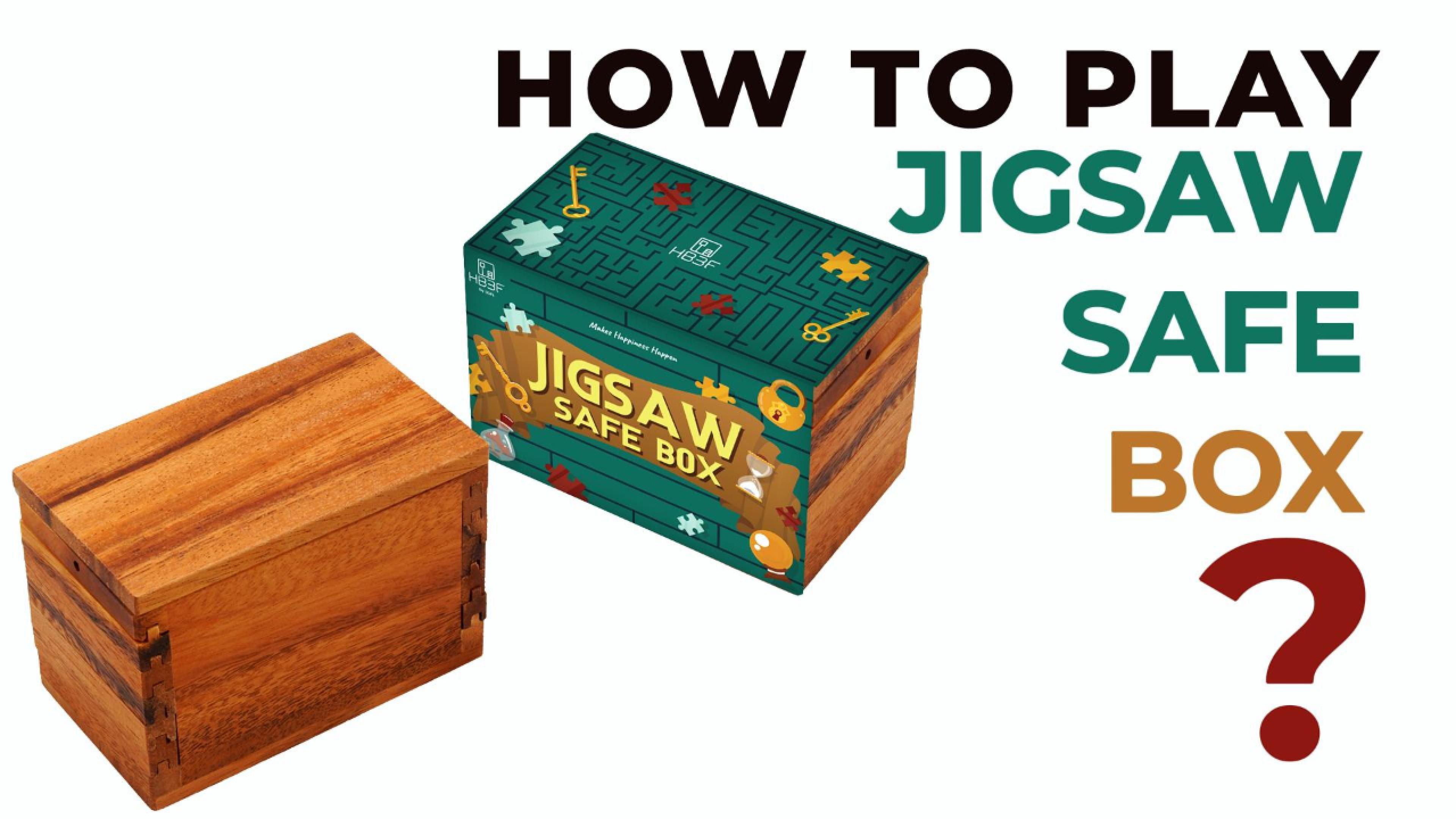 Amazon.com: BSIRI Jigsaw Safe Box- Secret Brain Teaser Wooden