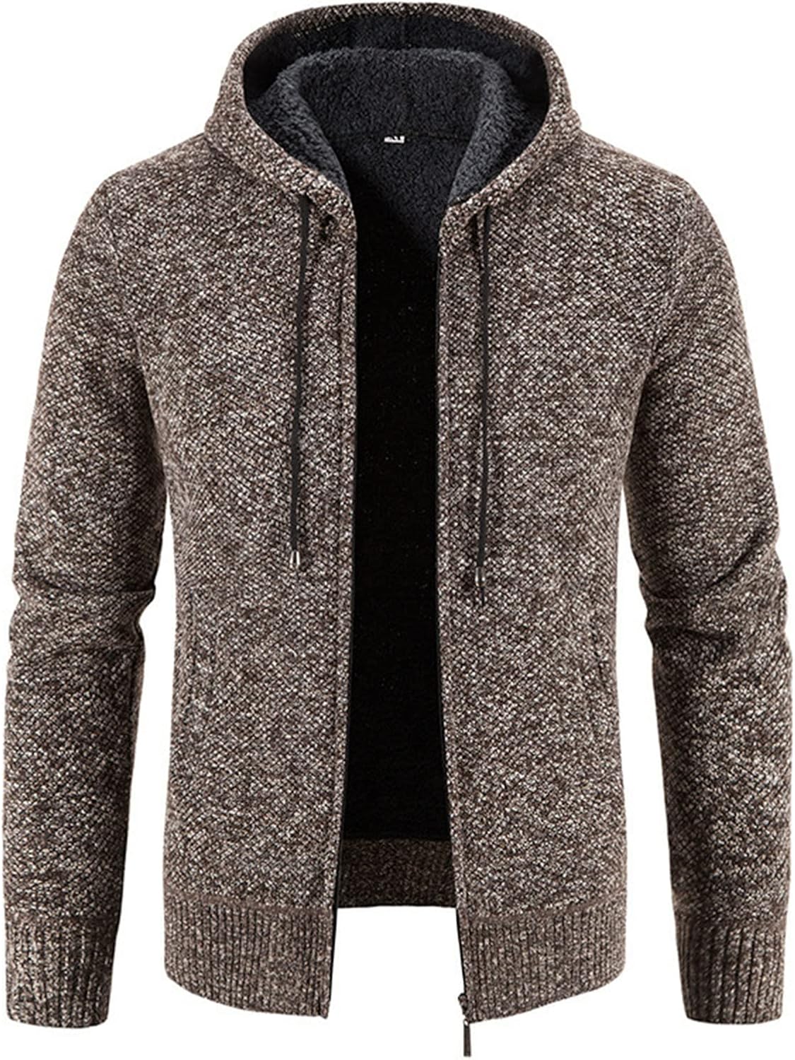 Mens Big and Tall Fleece Jacket Fashion Long Sleeve...