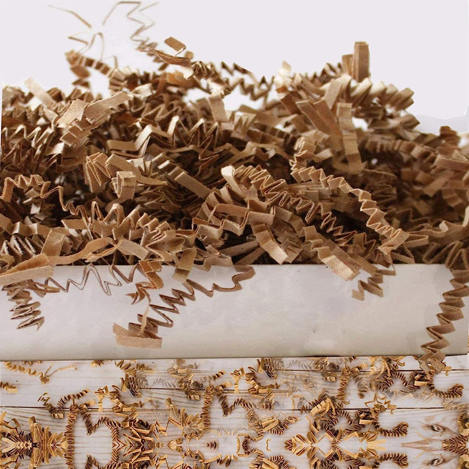 4LB Crinkle Cut Paper Shred Filler for Gift Basket,Boxes Filler Paper