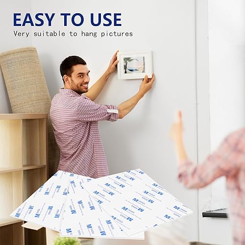Miniatura 4 de Cinta de espuma de doble cara, impermeable, extraíble, almohadilla adhesiva para colgar en la pared, automóvil, hogar, decoración de oficina, 1.063
