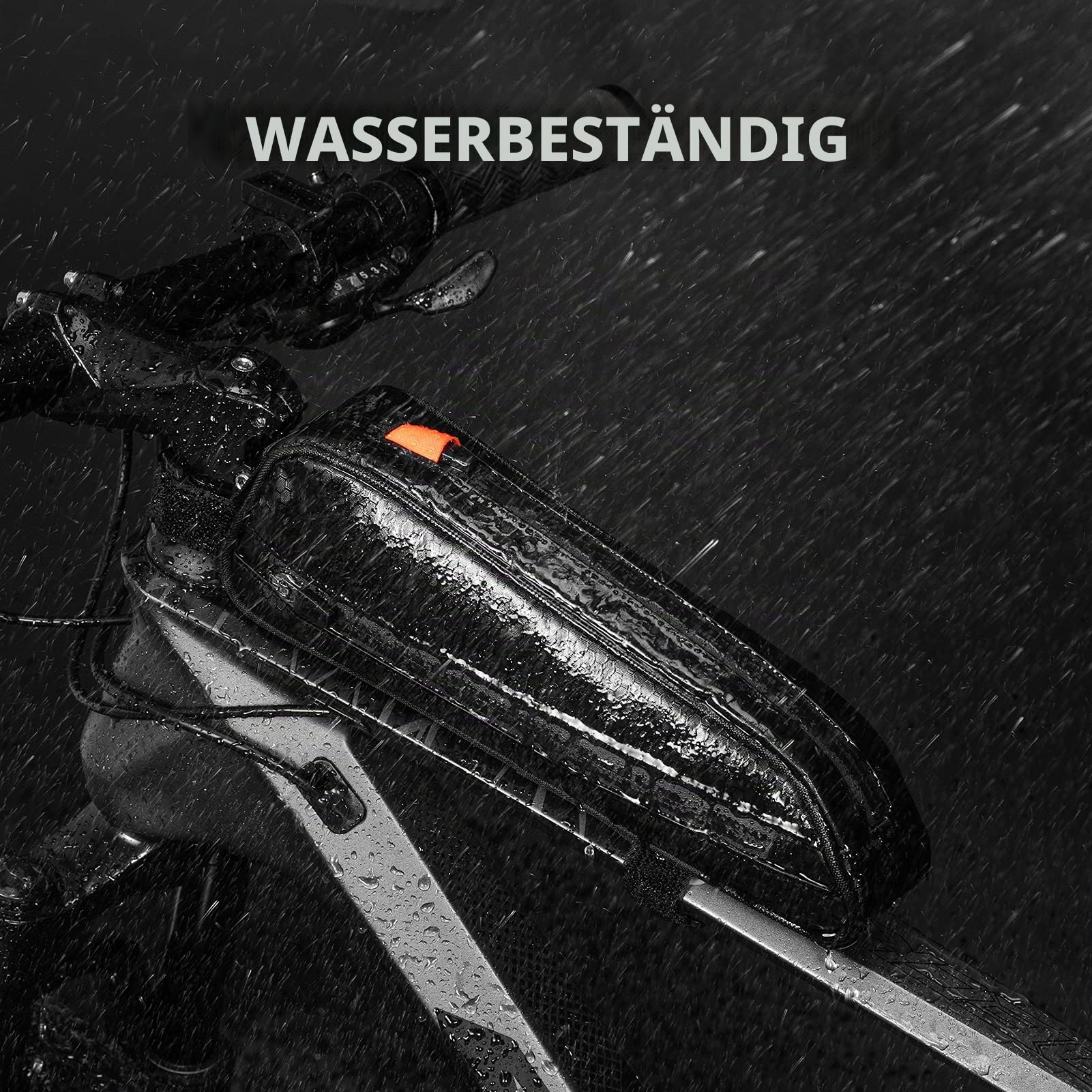 ROCKBROS Fahrradtasche Set, Fahrrad Lenkertasche + Rahmentasche, 2 in 1 Abnehmbare Dreiecktasche für MTB Rennrad E-Bikes 2,5L