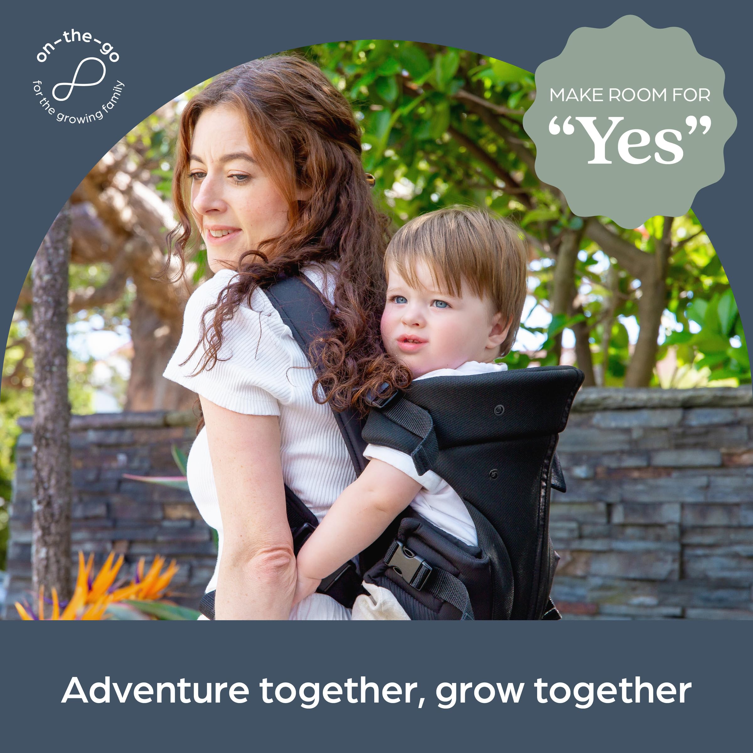 Dreambaby Journey Adjustable 3-in-1 Baby Carrier for Newborn to Toddler up to 15kg - Comfortable, Versatile & Ergonomic for Mum or Dad - 5