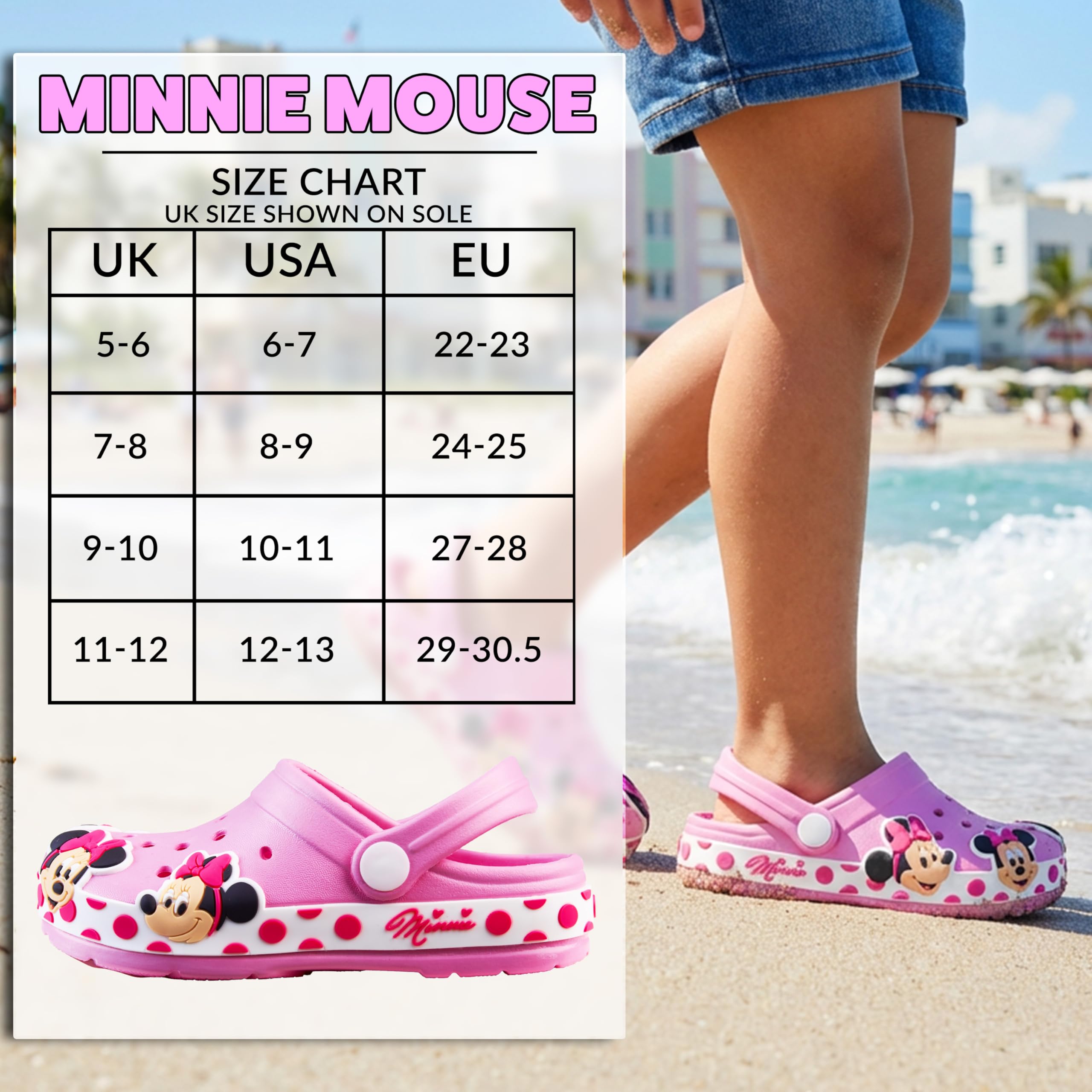 Get Trend Disney Stitch | Minnie Mouse | Principesse Ciabatte Bambina, Zoccoli Clogs Gomma Antiscivolo, Sandali Leggeri per Giardino Estate Bambini, Regalo